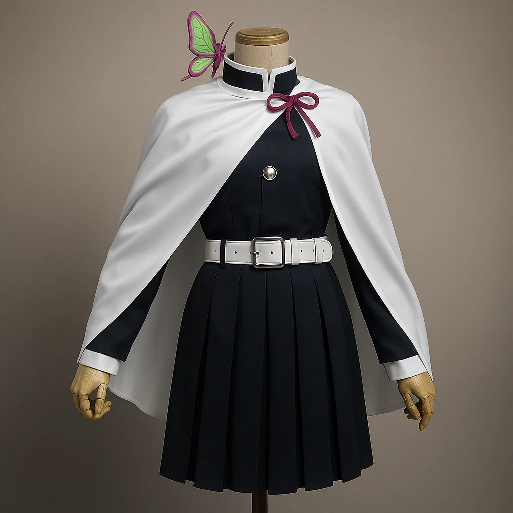 Halloween Kinderkostüm Schwarz Grün Kimono - Image 16