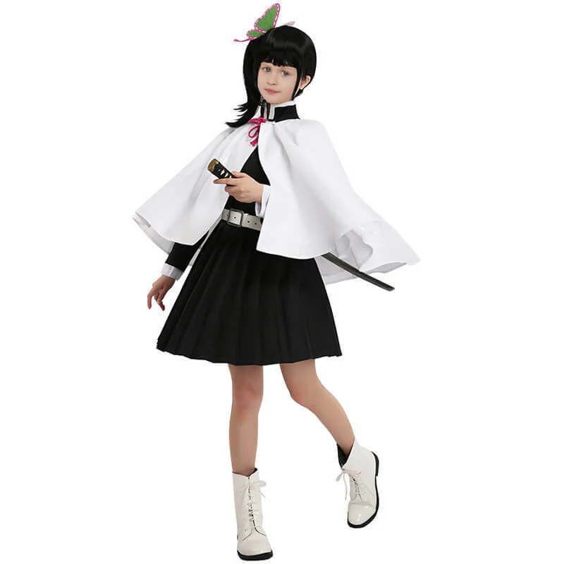 Halloween Kinderkostüm Schwarz Grün Kimono - Image 8