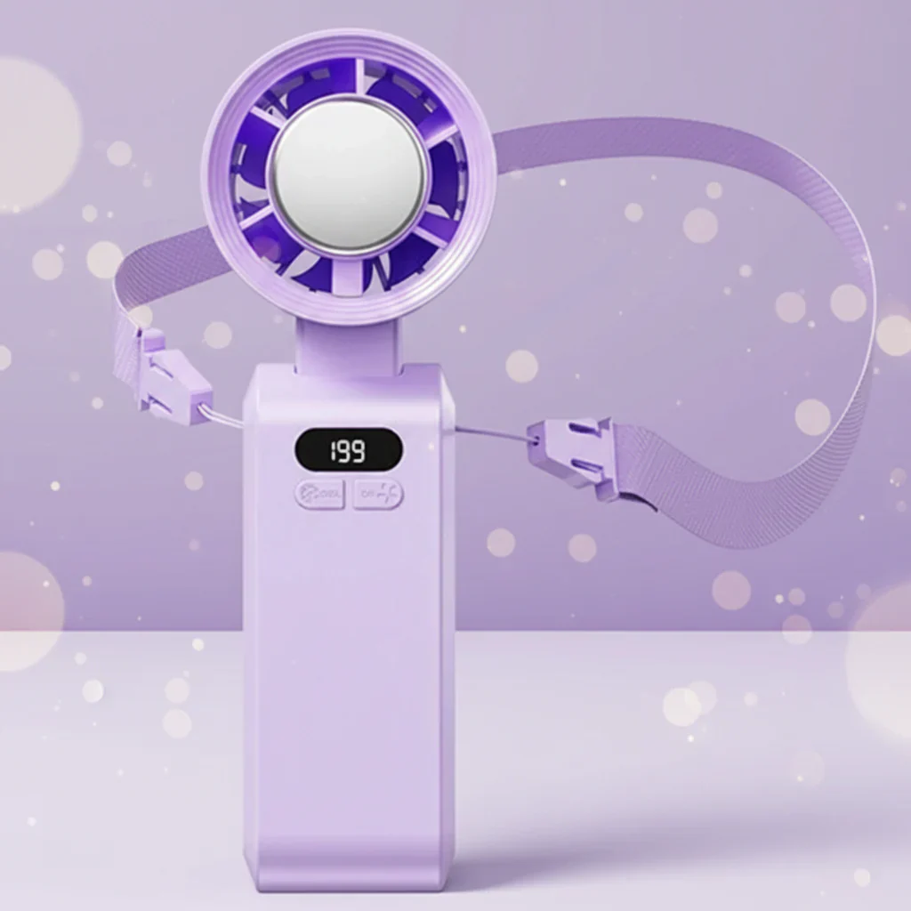 Handventilator Tragbar Mini USB Wiederaufladbar Kühlung