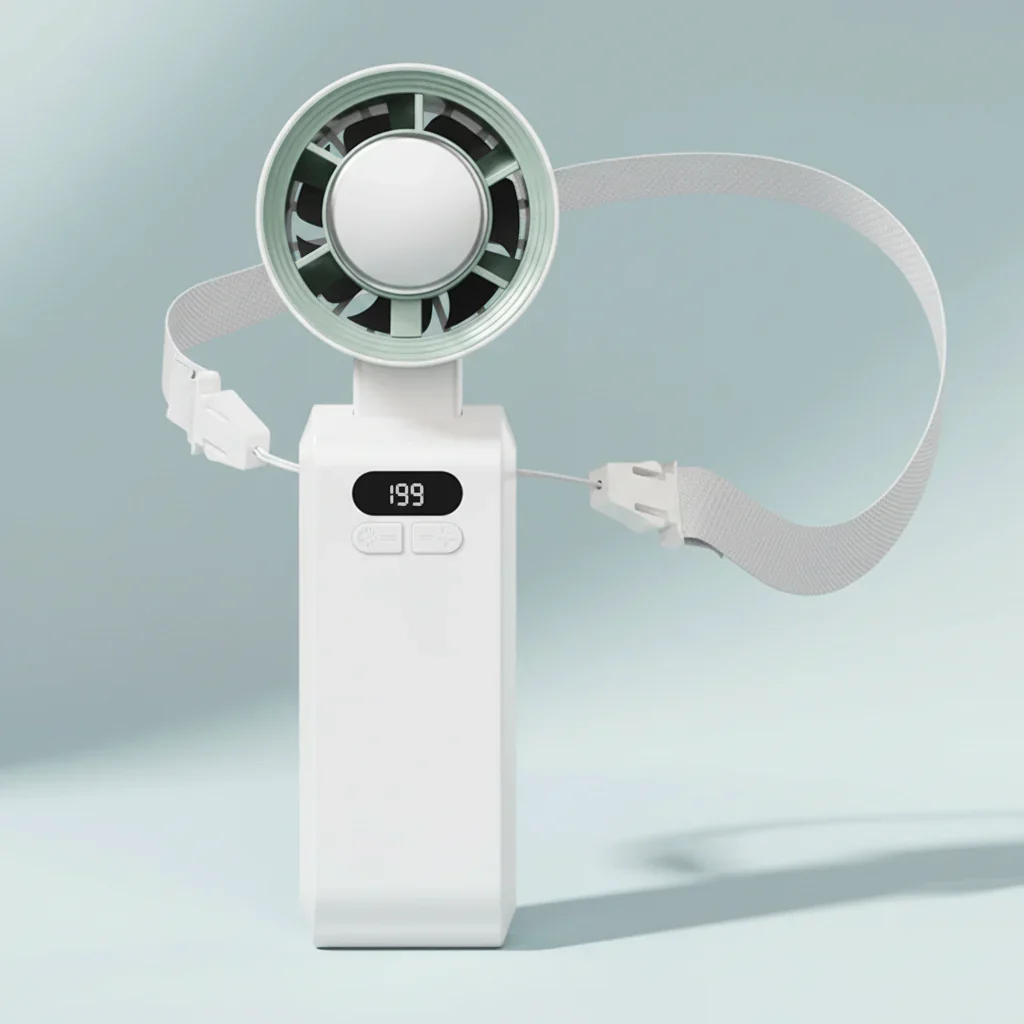 Handventilator Tragbar Mini USB Wiederaufladbar Kühlung - Image 2
