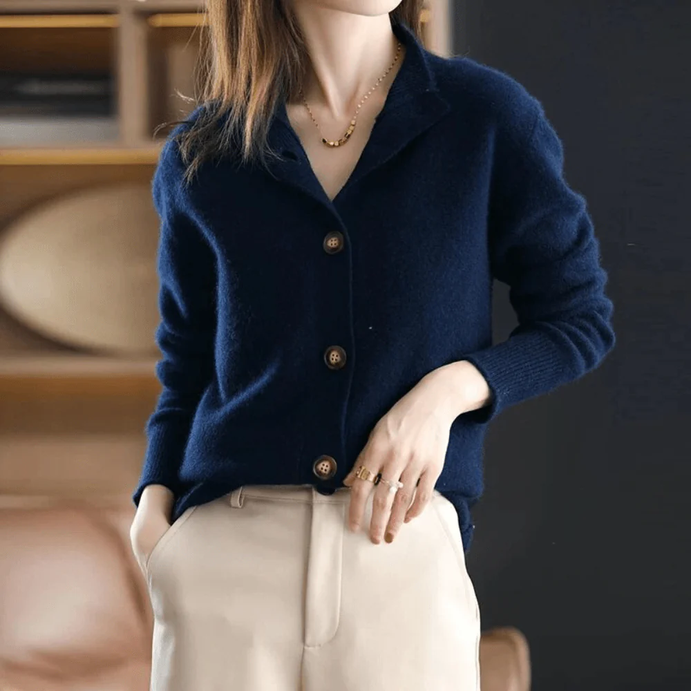 Hanna | Stilvolles Damen Strick-Gilet modern - Image 9