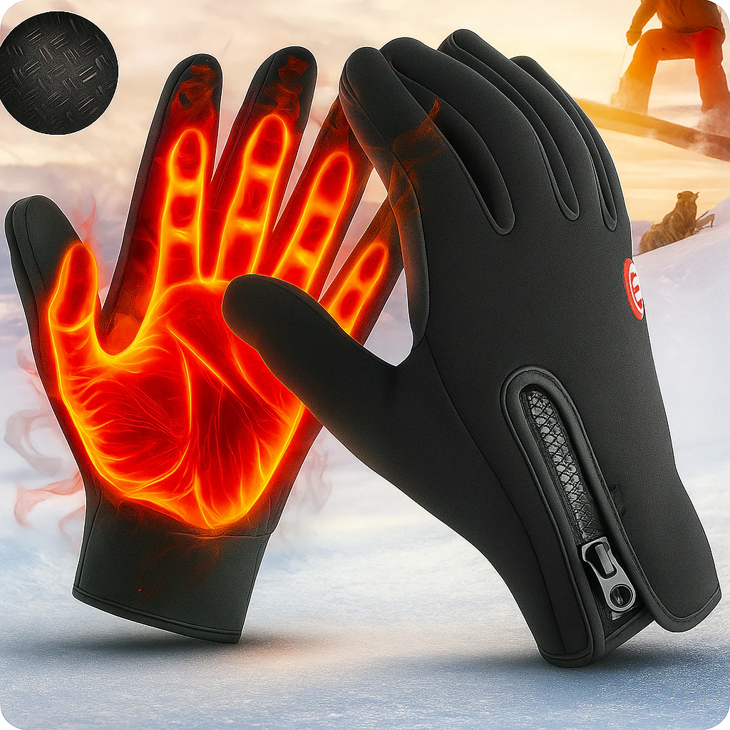 Heated Gloves Winter Thermohandschuhe Warm Fleece Handschuhe - Image 6