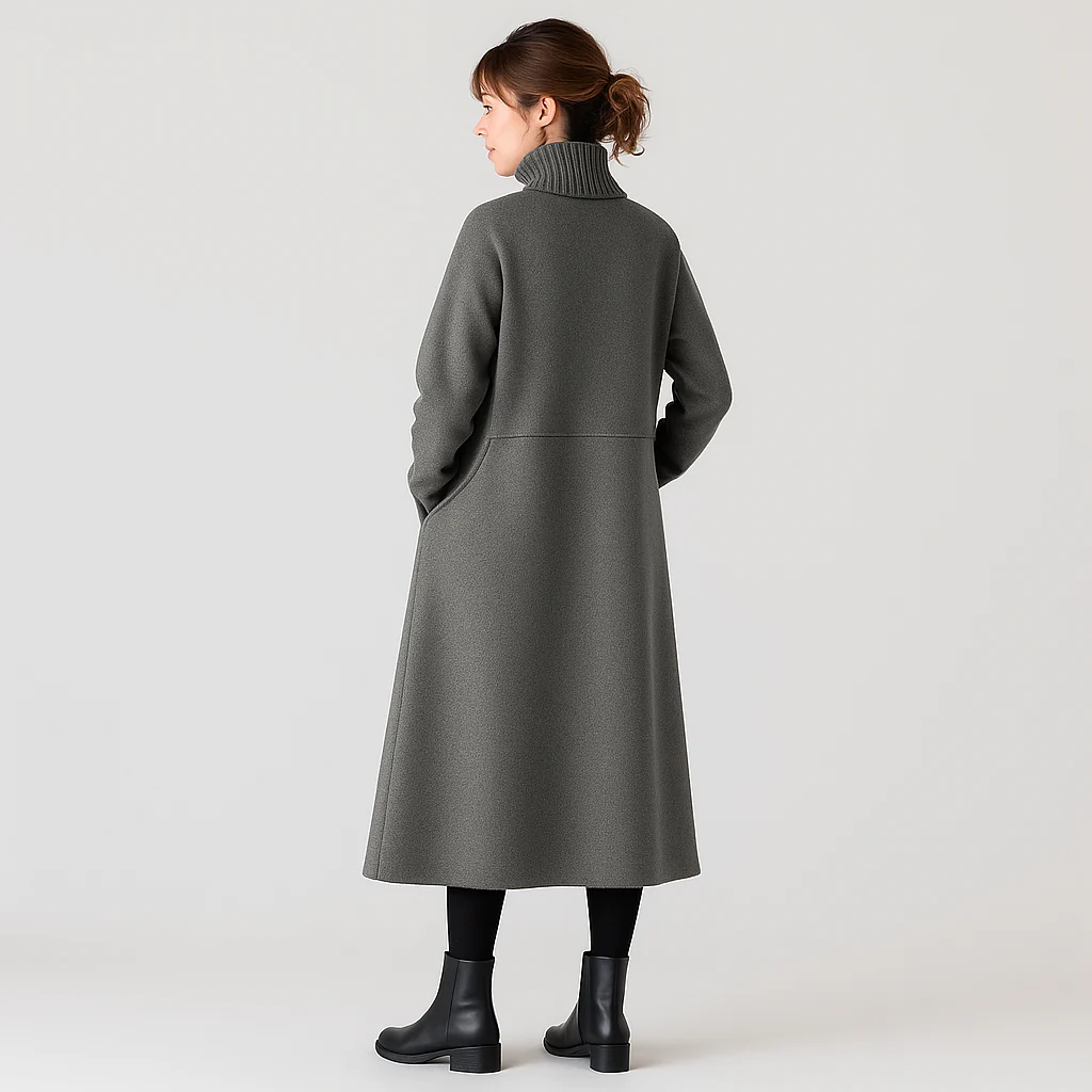 Helene | Strickkleid mit Taschen