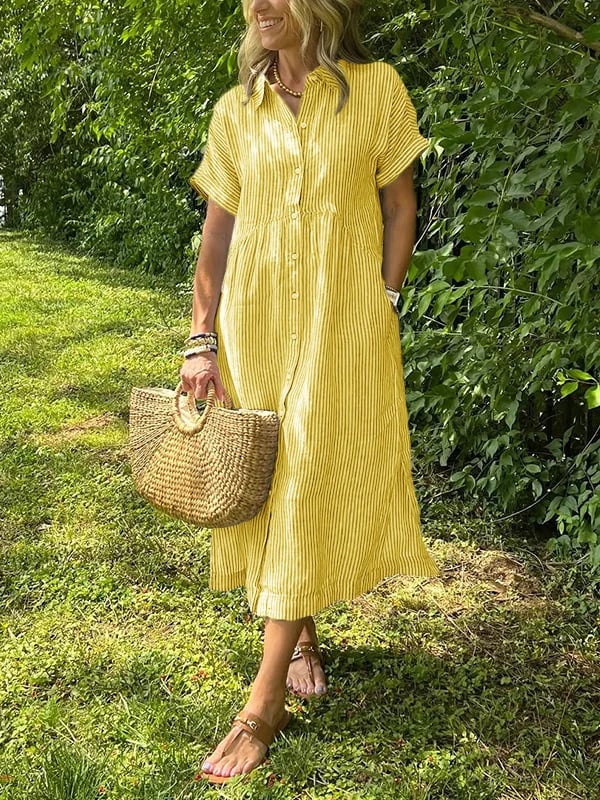 Helga | Komfortables Maxi-Hemdkleid mit weichem Griff - Image 2