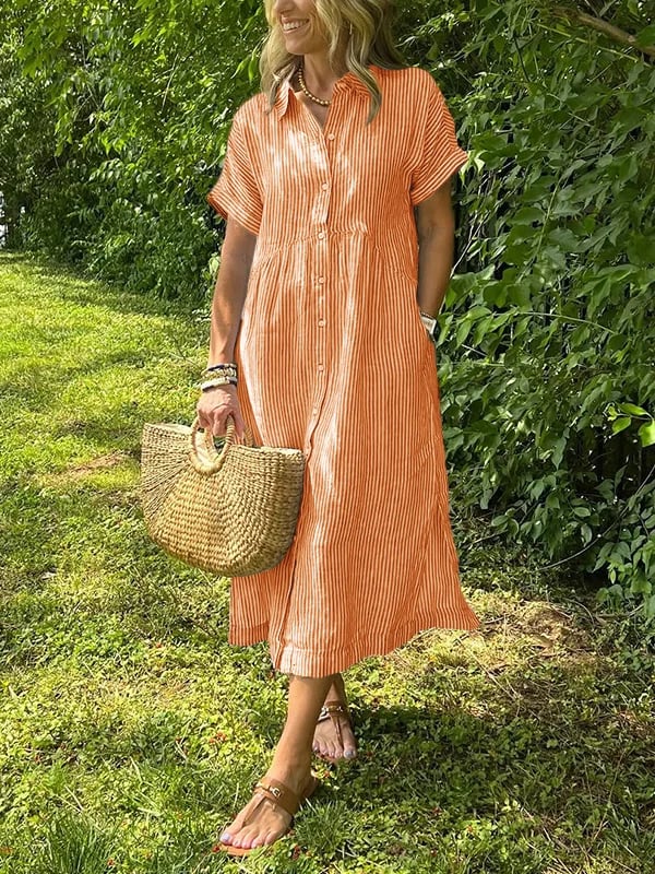 Helga | Komfortables Maxi-Hemdkleid mit weichem Griff - Image 3