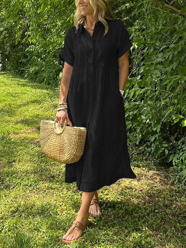 Helga | Komfortables Maxi-Hemdkleid mit weichem Griff - Image 8