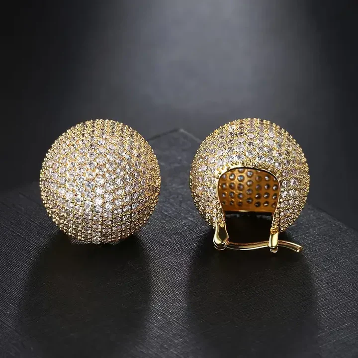 Heller Korb Gold Ohrringe