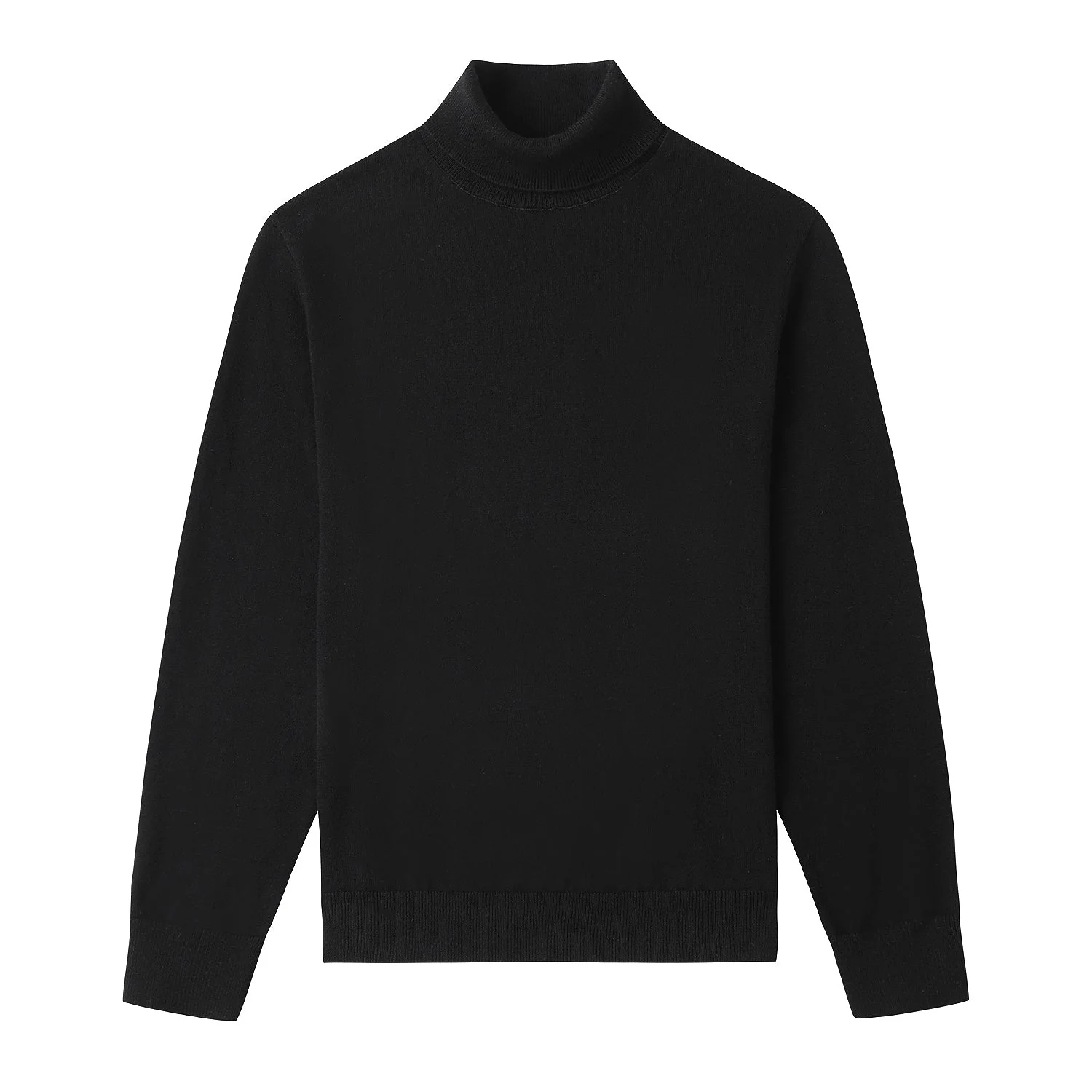Henrik | Zeitloser Rollkragenpullover in Schwarz - Image 2