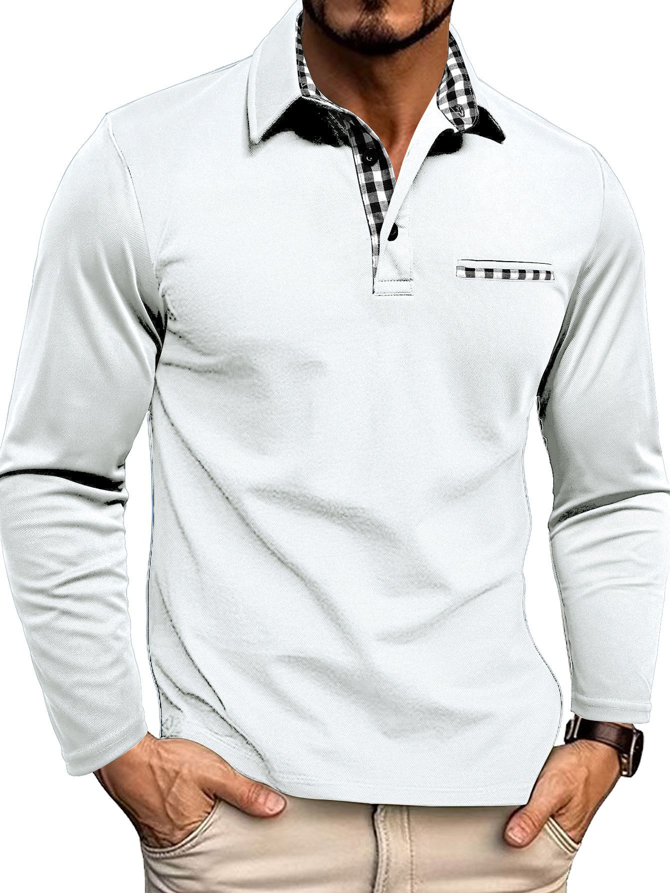 Henry – Modernes Langarm-Poloshirt für Herren - Image 13