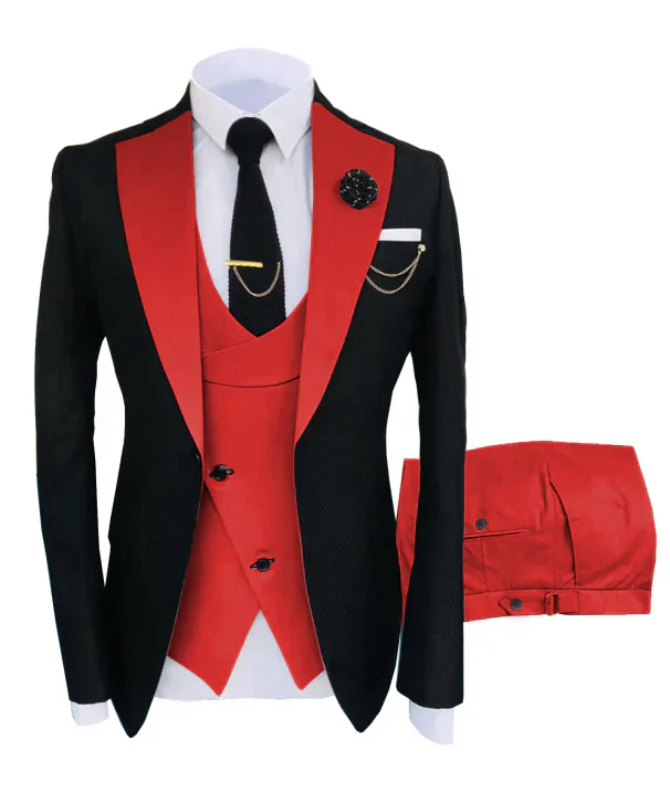 Herren Anzug in formellem Stil, dreiteilig mit Sakko, Weste und Hose - Image 5