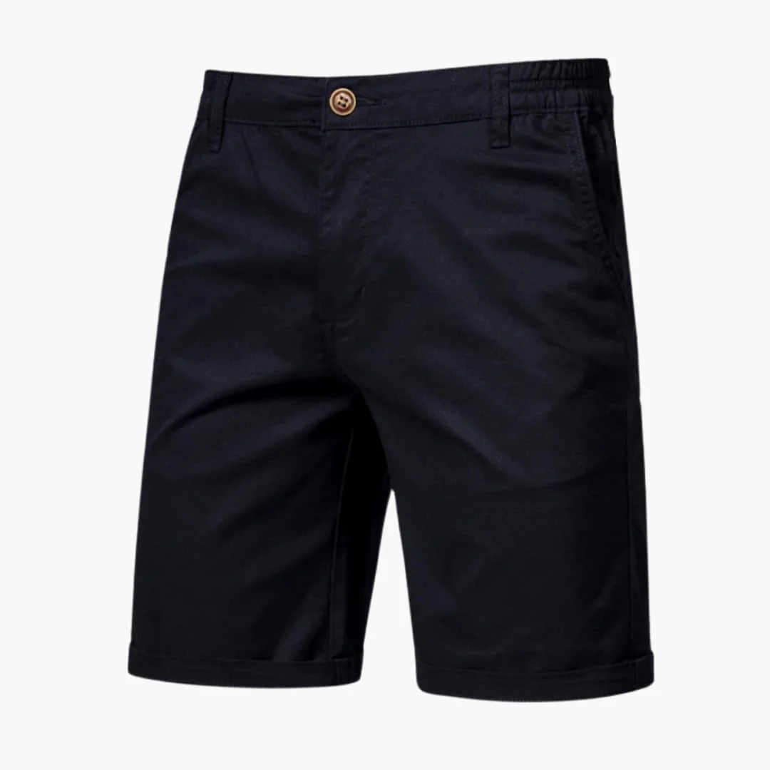 Herren Baumwollshorts mit Gummibund und Seitentaschen