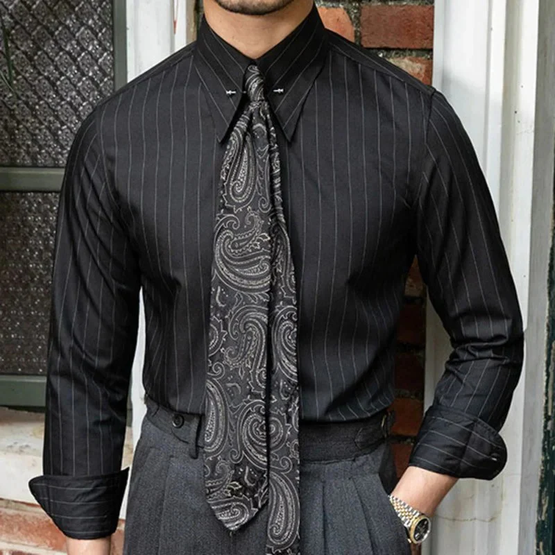Herren elegantes Businesshemd | Weiß