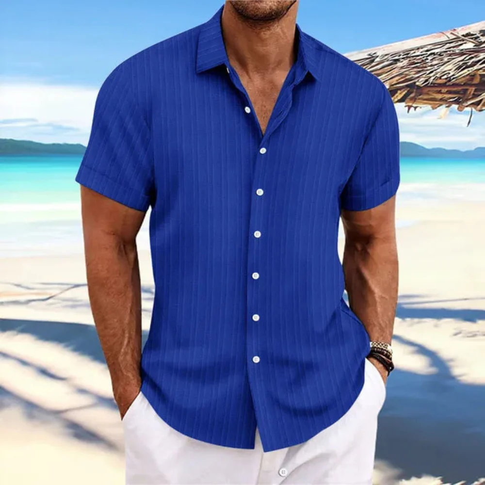 Herren Elegantes Jacquardhemd | Vielseitig und Stilvoll