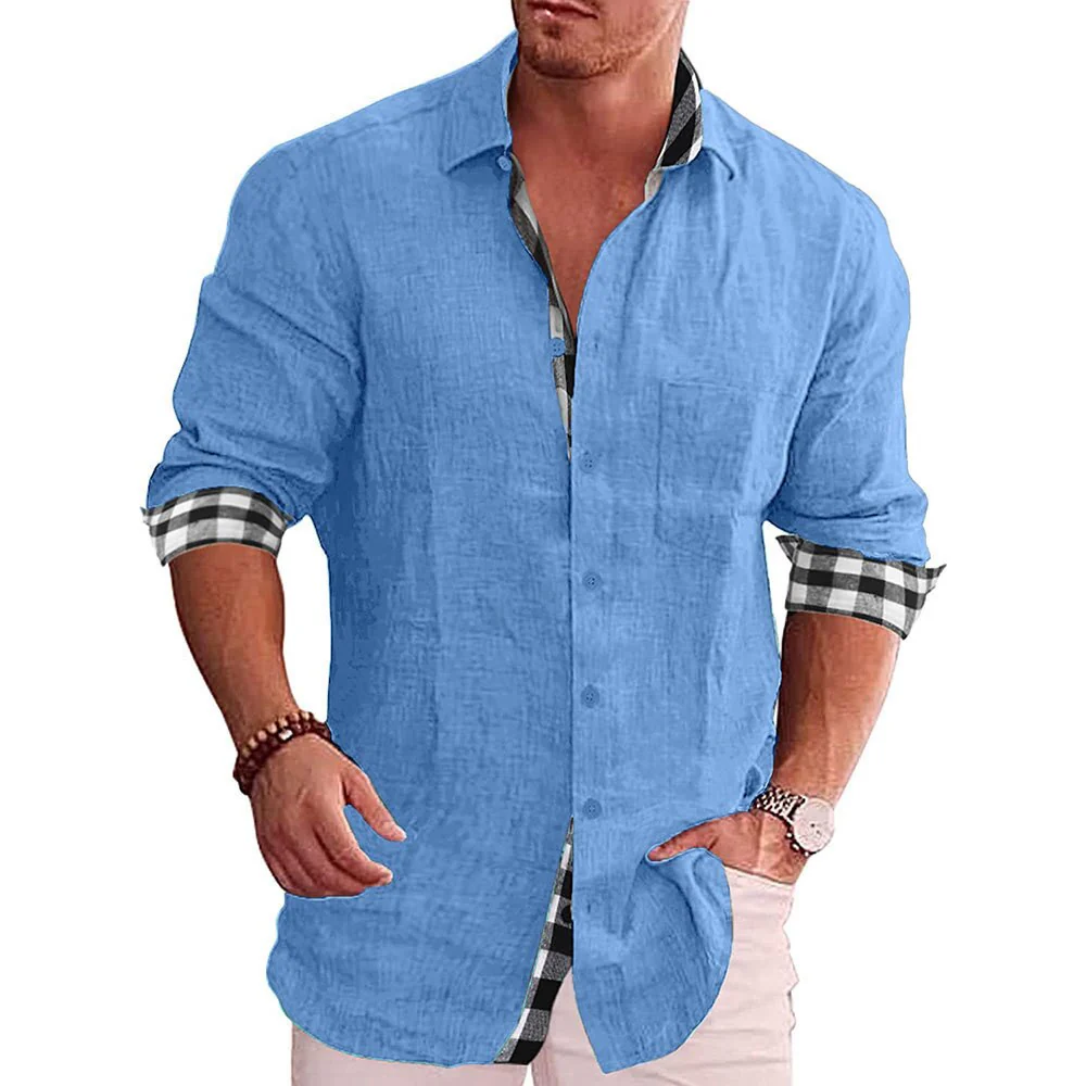 Herren Elegantes Klassisches Hemd | Vielseitig Langarm Hemden - Image 9
