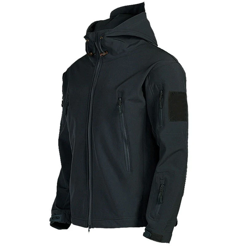 Herren Funktionsjacke mit Kapuze | Outdoor Reißverschluss