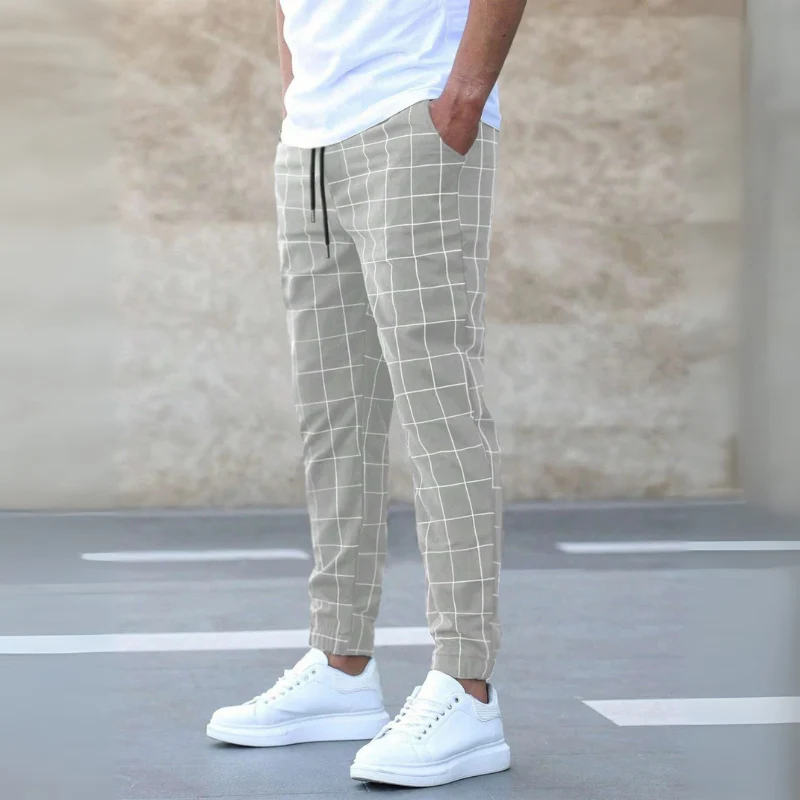 Herren Hose Kariert Slim Fit | Leicht Bequem - Image 2
