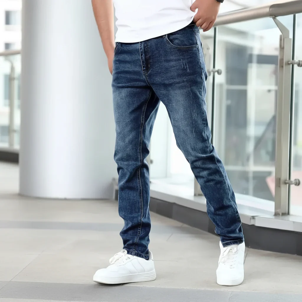 Herren Jeans Taschen Stilvoll Praktisch Jeden Tag