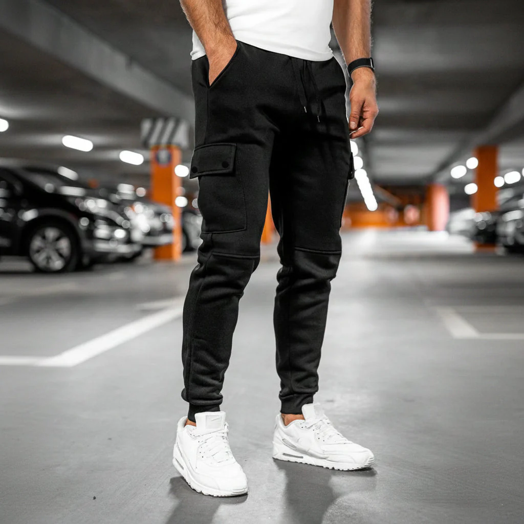 Herren Jogginghose Sport Freizeit Bequemer Passform - Image 6