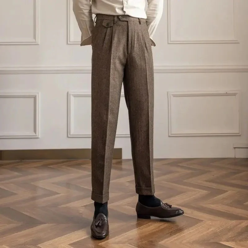 Herren moderne gerade Hose | Anzug