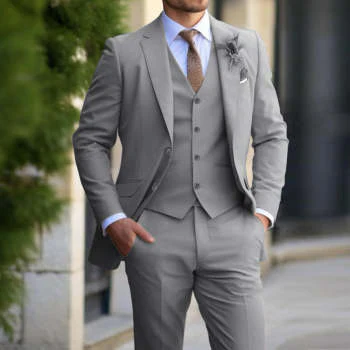 Herren Moderne Hochzeitsgast Anzug | Dreiteiliges