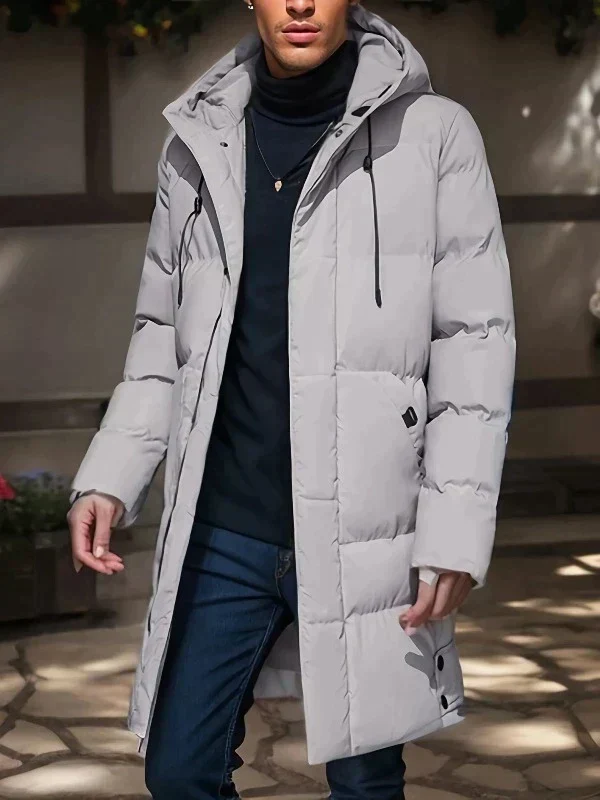 Herren Parka Jacke | wasserdichte Ausführung mit gerader Form