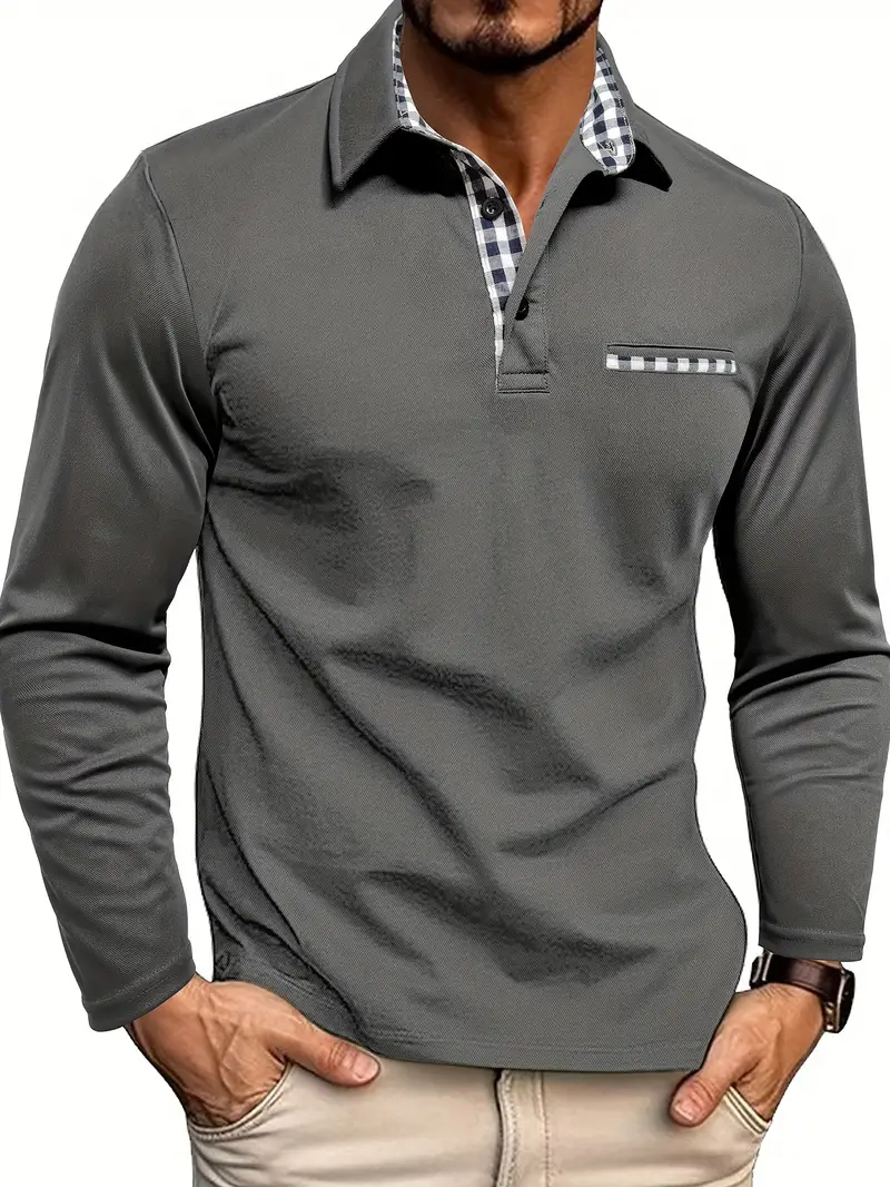 Herren-Poloshirt mit langarmdesign | Alltagstauglich - Image 10