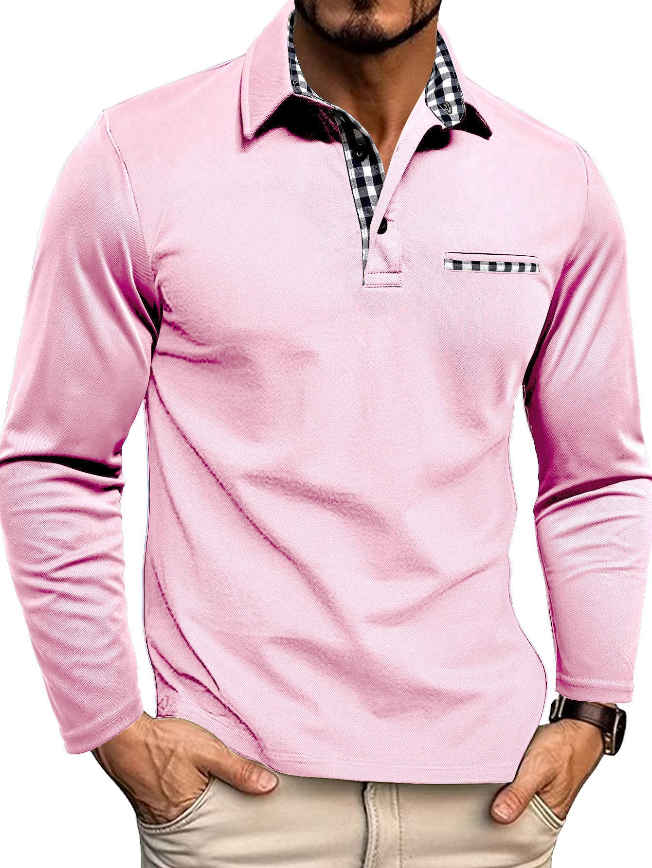 Herren-Poloshirt mit langarmdesign | Alltagstauglich - Image 15
