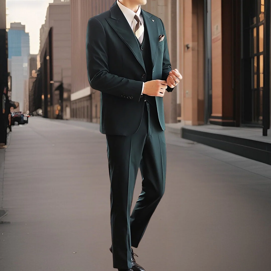 Herren Premium Hochzeitsgast Anzug | Dreiteilig