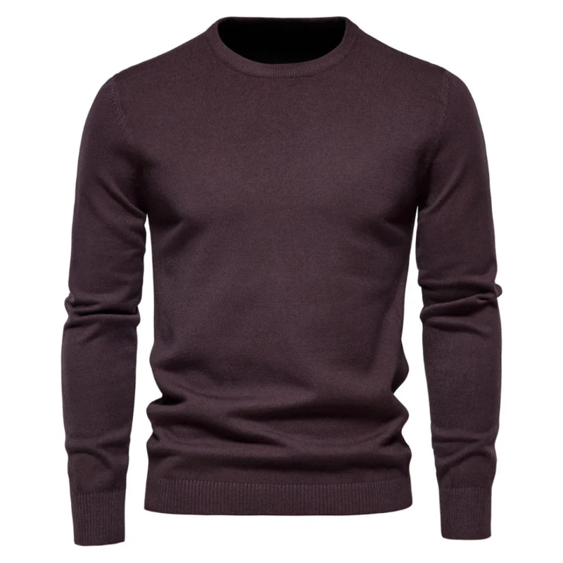 Herren-Pullover mit Rundhalsausschnitt