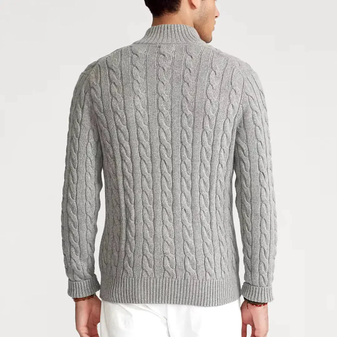 Herren Pullover | Stehkragen mit teilweiser Öffnung - Image 3
