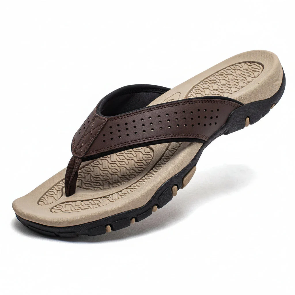 Herren Sandalen Riemen Flexibler Sohle Sommer - Image 3