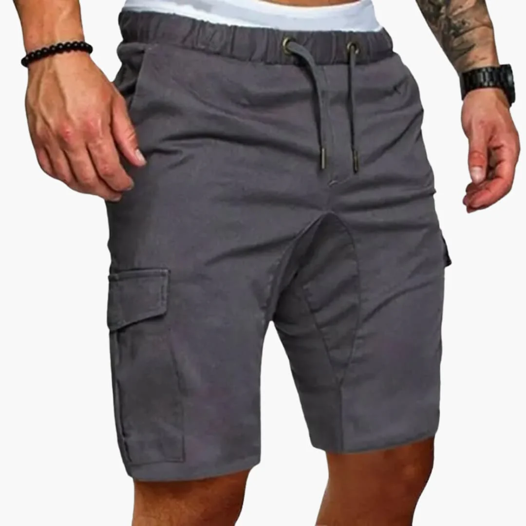 Herren Sommer Cargo Shorts mit Taschen und Kordelzug - Image 6