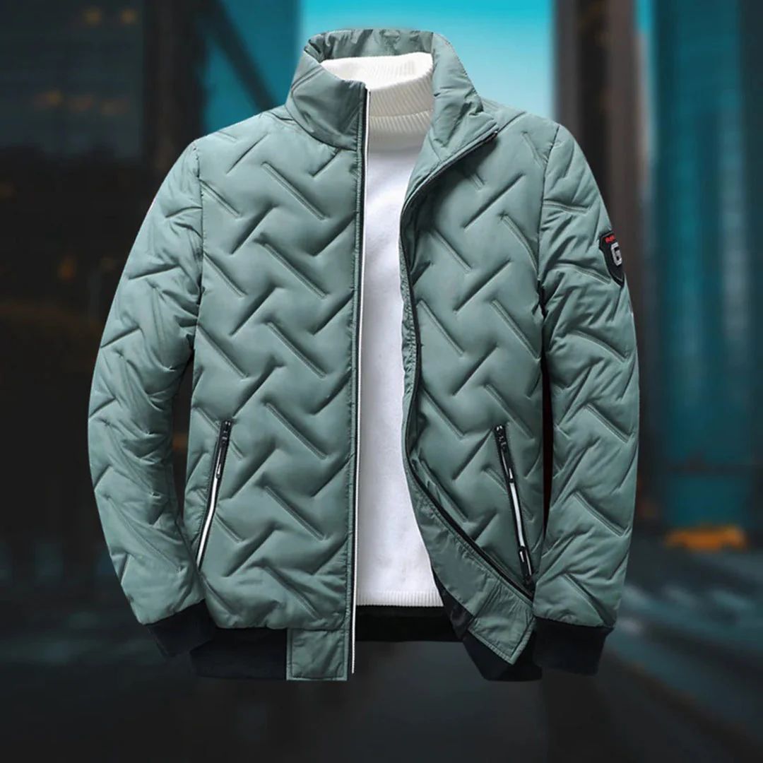 Herren-Steppjacke mit hohem Kragen - Image 7