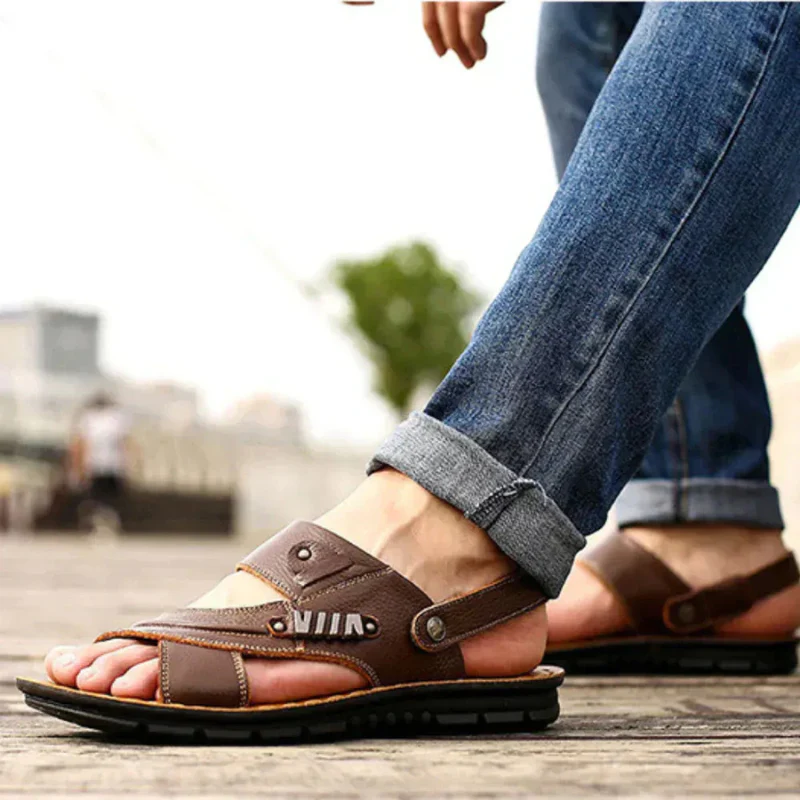 Herren Vintage-Stützsandalen | Trekking