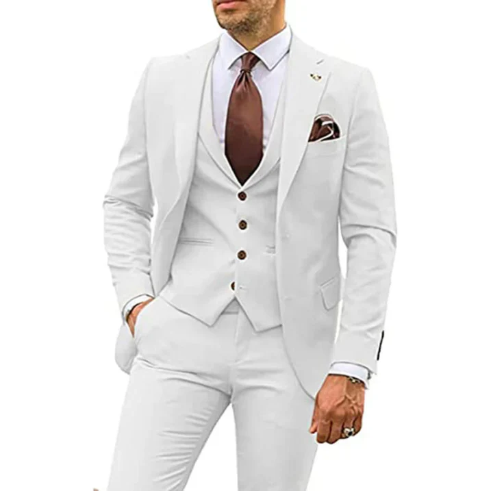 Herrenanzug Slim Fit für Hochzeitsgäste | 3-teilig