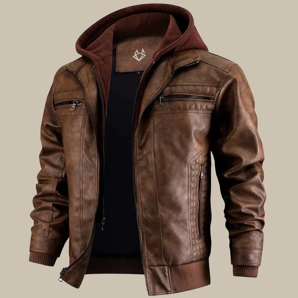 Herrenjacke mit glatter Oberfläche | Gerade Form - Image 5