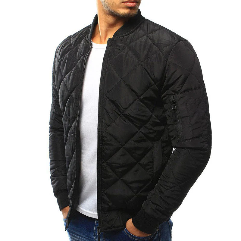 Herrenjacke mit raffinierter Passform und elegantem Revers – eine Übergangsjacke für Stil