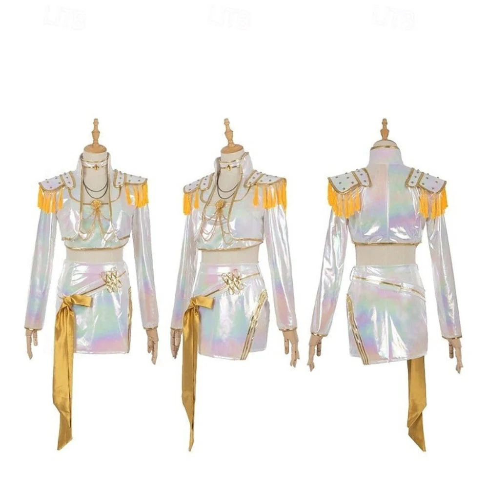 Holographic Kpop Kostüm für Kinder Mädchen - Image 4