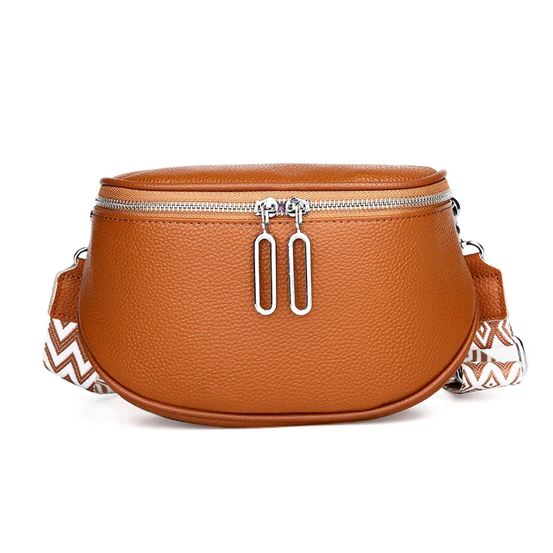 Indie | Finsläpierte PU Leder-Shoulderbag
