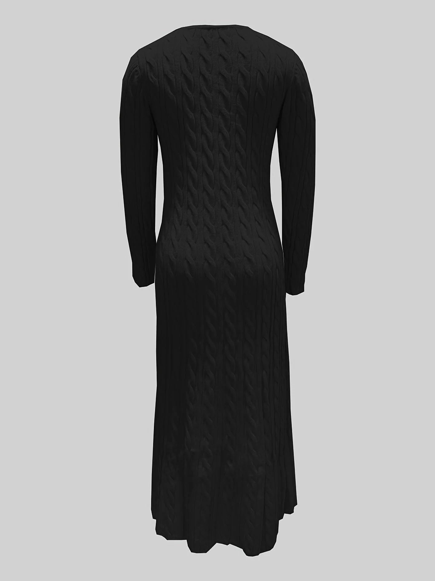 Isabella | Elegantes Damen Maxikleid Stricklook - Image 9