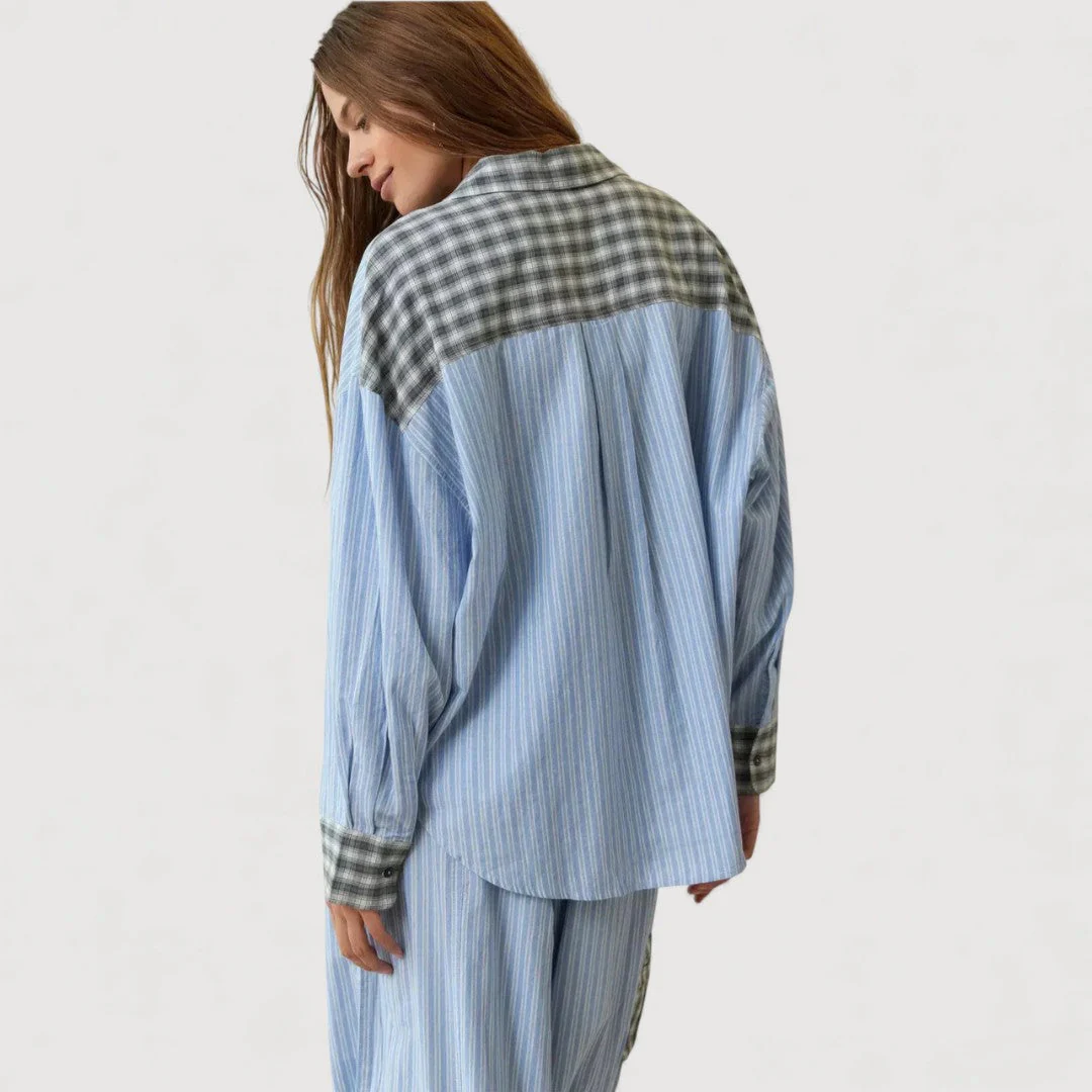 Isabella | Relaxed Pyjama-Set Damen stilvoll getragen - Image 4