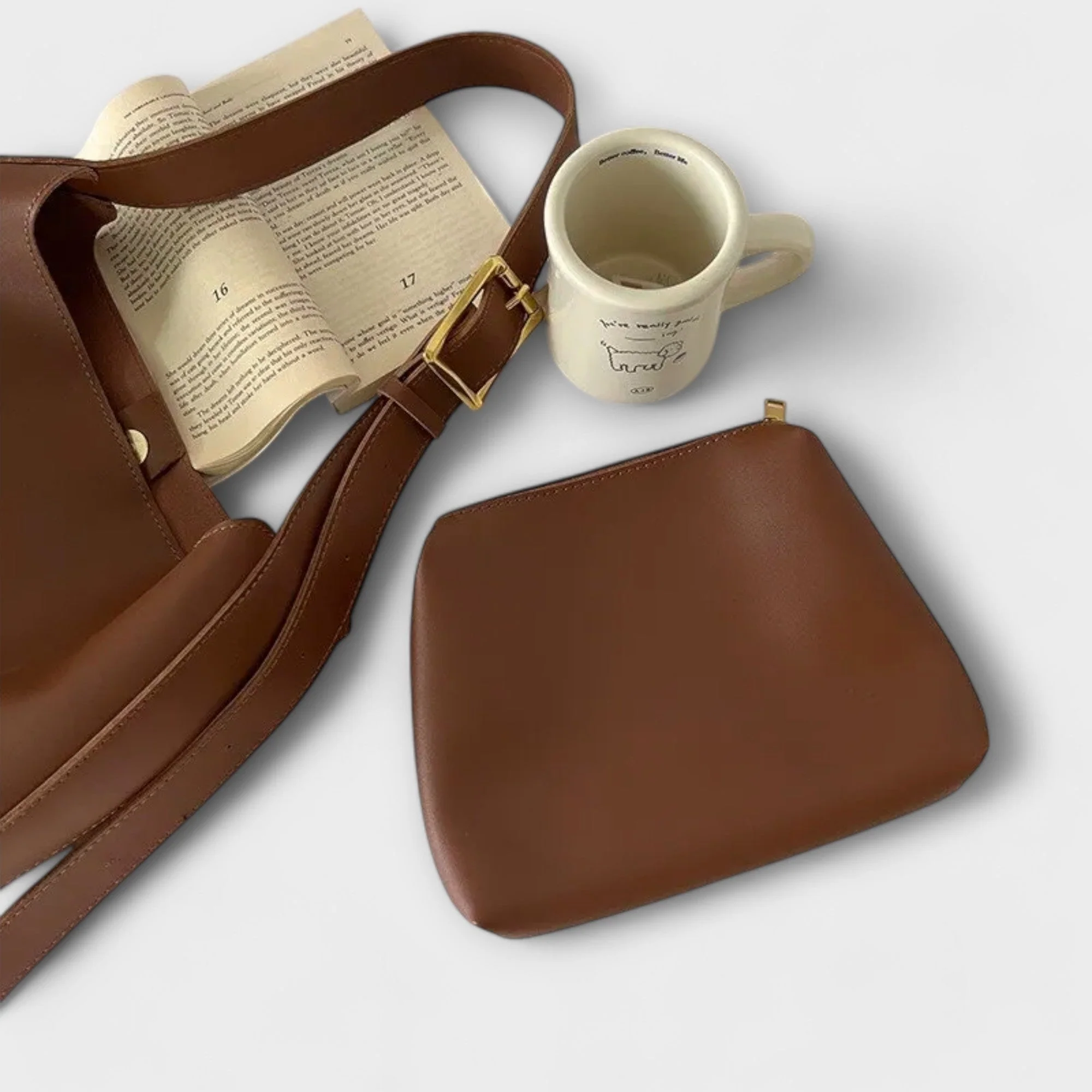 Isidore – Elegante Lederschultertasche - Image 3