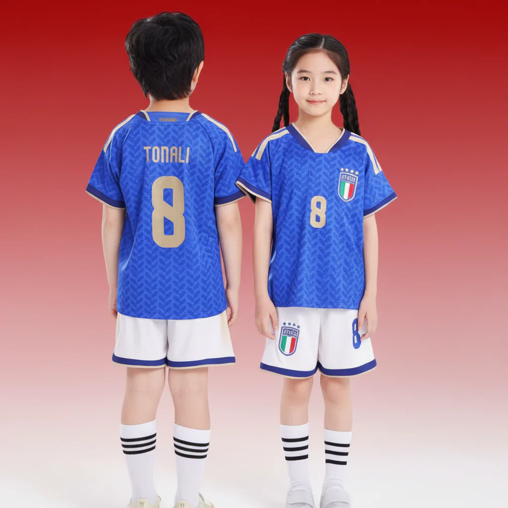 Italien Weltmeisterschaft Trikot 2026 Kinder Set Fußballtrikot - Image 17