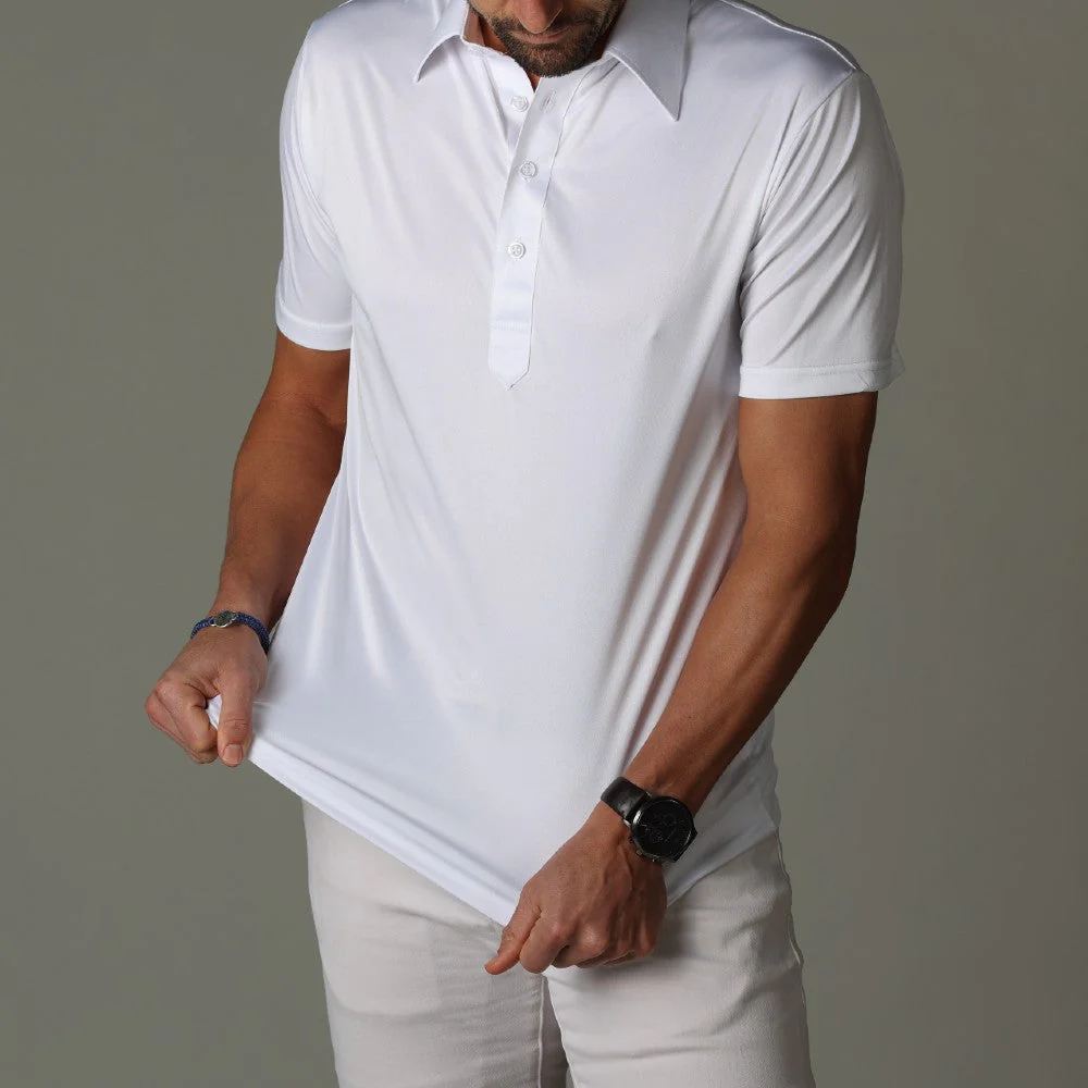 Jack | Saubere Leistung Dehnbar Slim Fit Kurzarm-Poloshirt