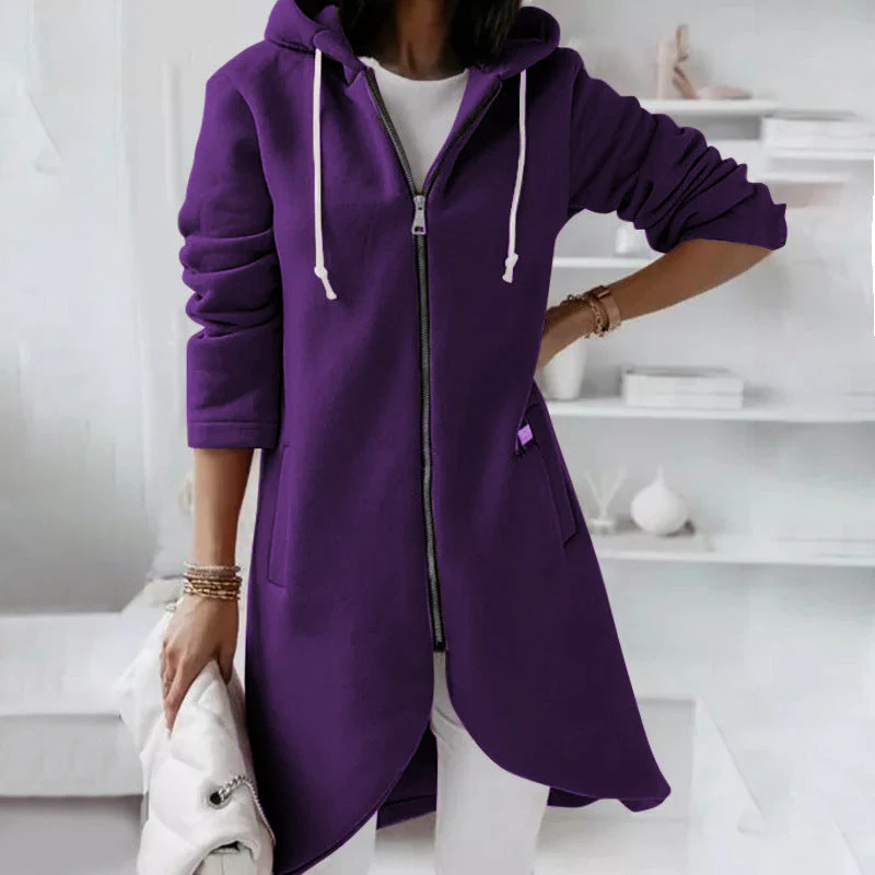 Jacke mit Reißverschluss und Kapuze für Damen - Image 7