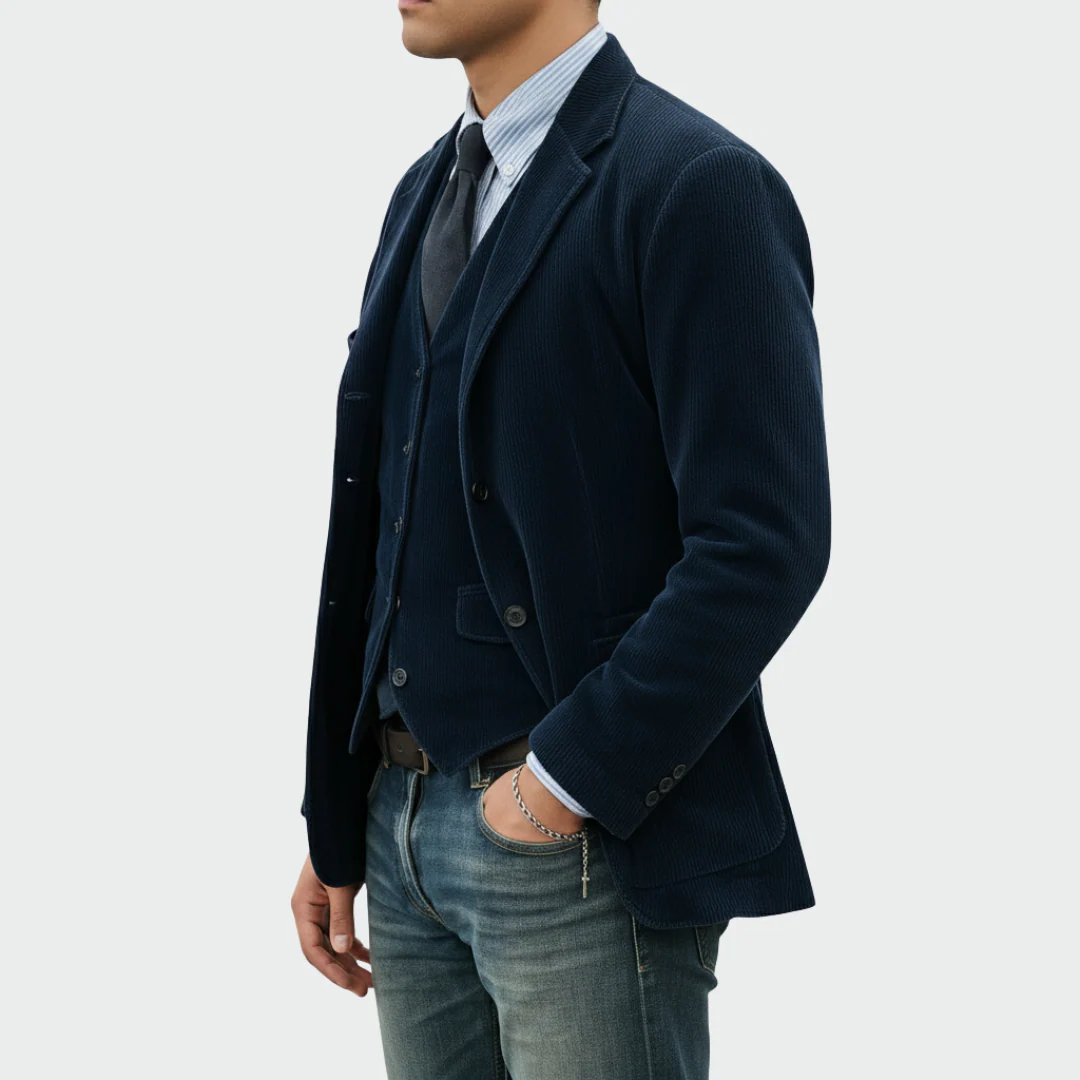 James – Eleganter Cord Sakko Herren