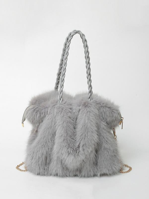 Jana | Elegante Plüsch-Velours Tasche Damen stilvoll - Image 3