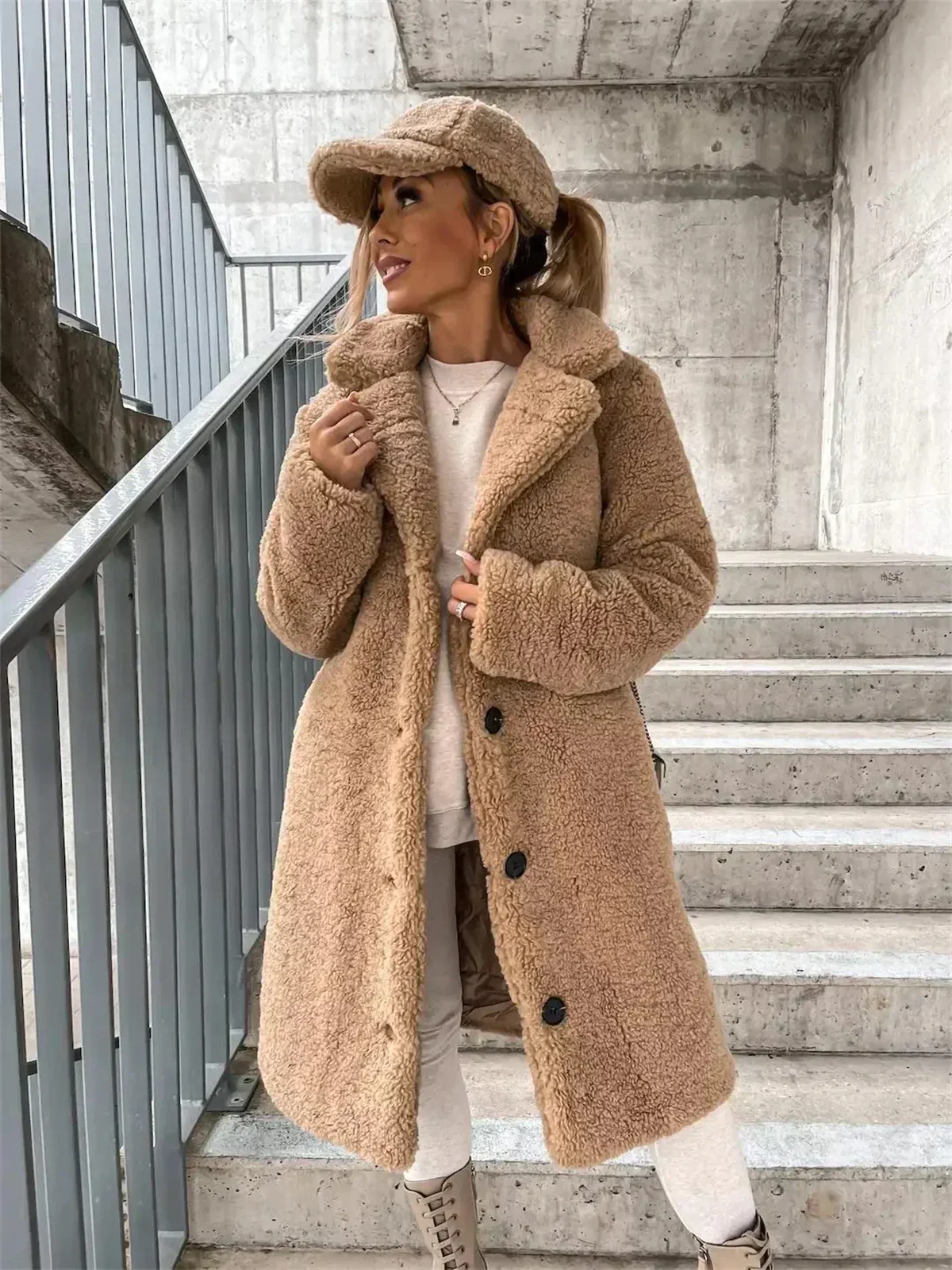 Jana | Lässige Damen-Teddyjacke trendy warm - Image 9