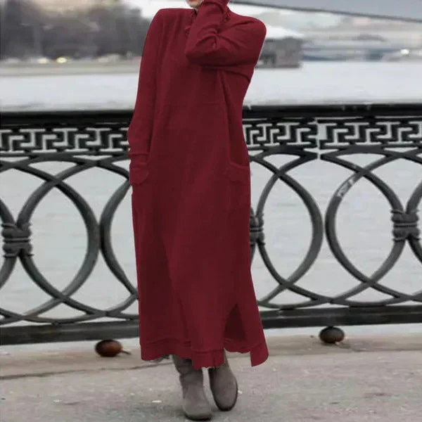 Jana | Oversized Strickkleid Damen modern & stilvoll - Image 2