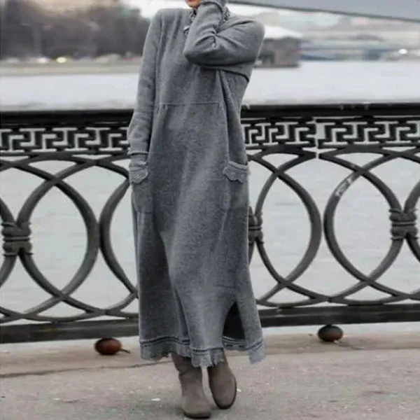 Jana | Oversized Strickkleid Damen modern & stilvoll - Image 4